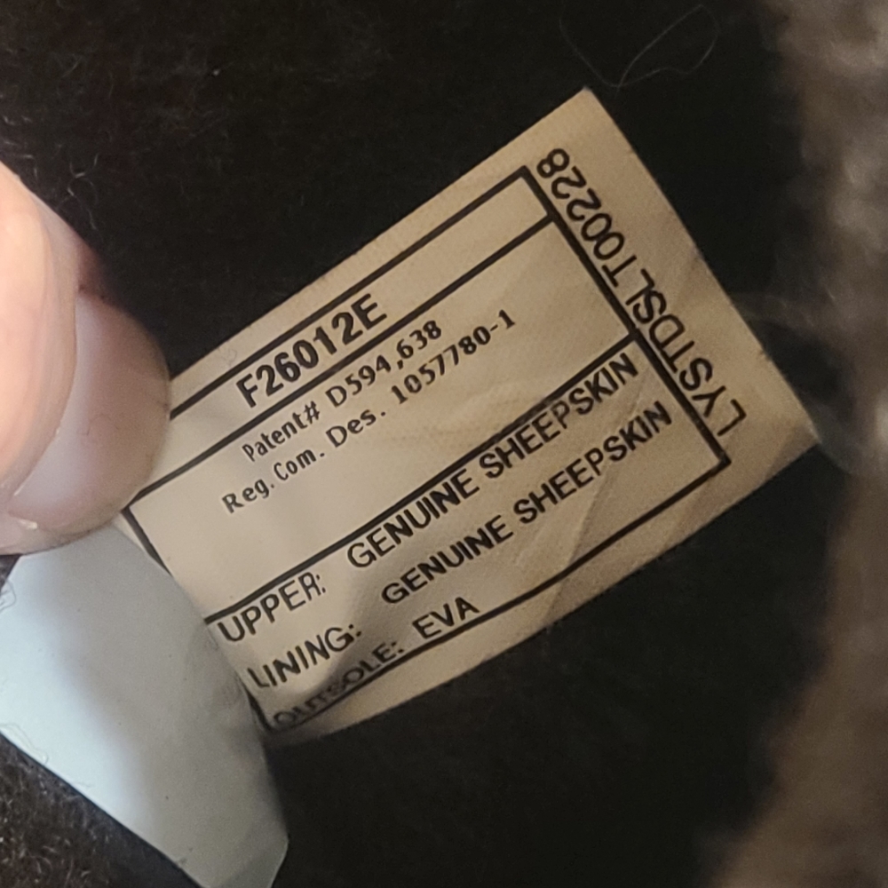 UGG Australia Girls Tall Classic Boot Eva Brown Suede Sheepskin Size 4 US 3UK - Picture 8 of 9